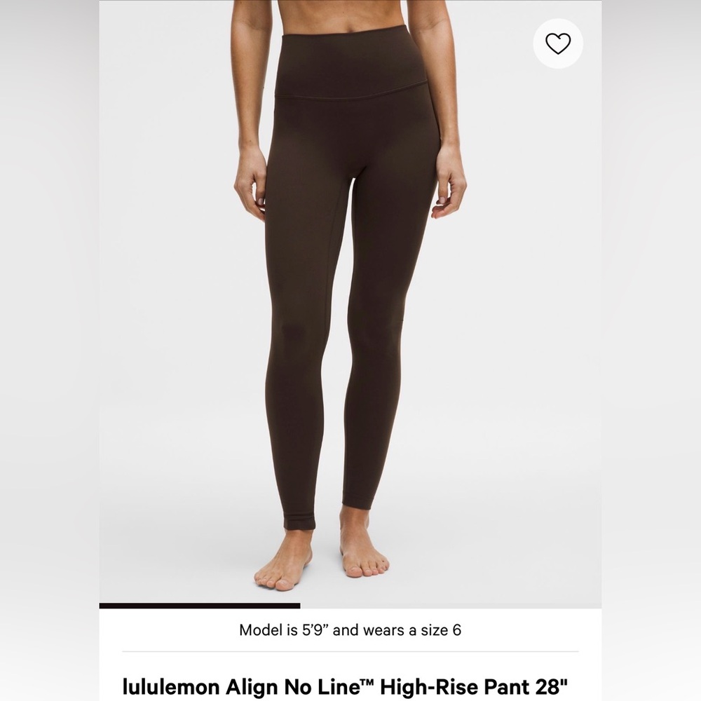 Lululemon Align No Line High Rise Pant